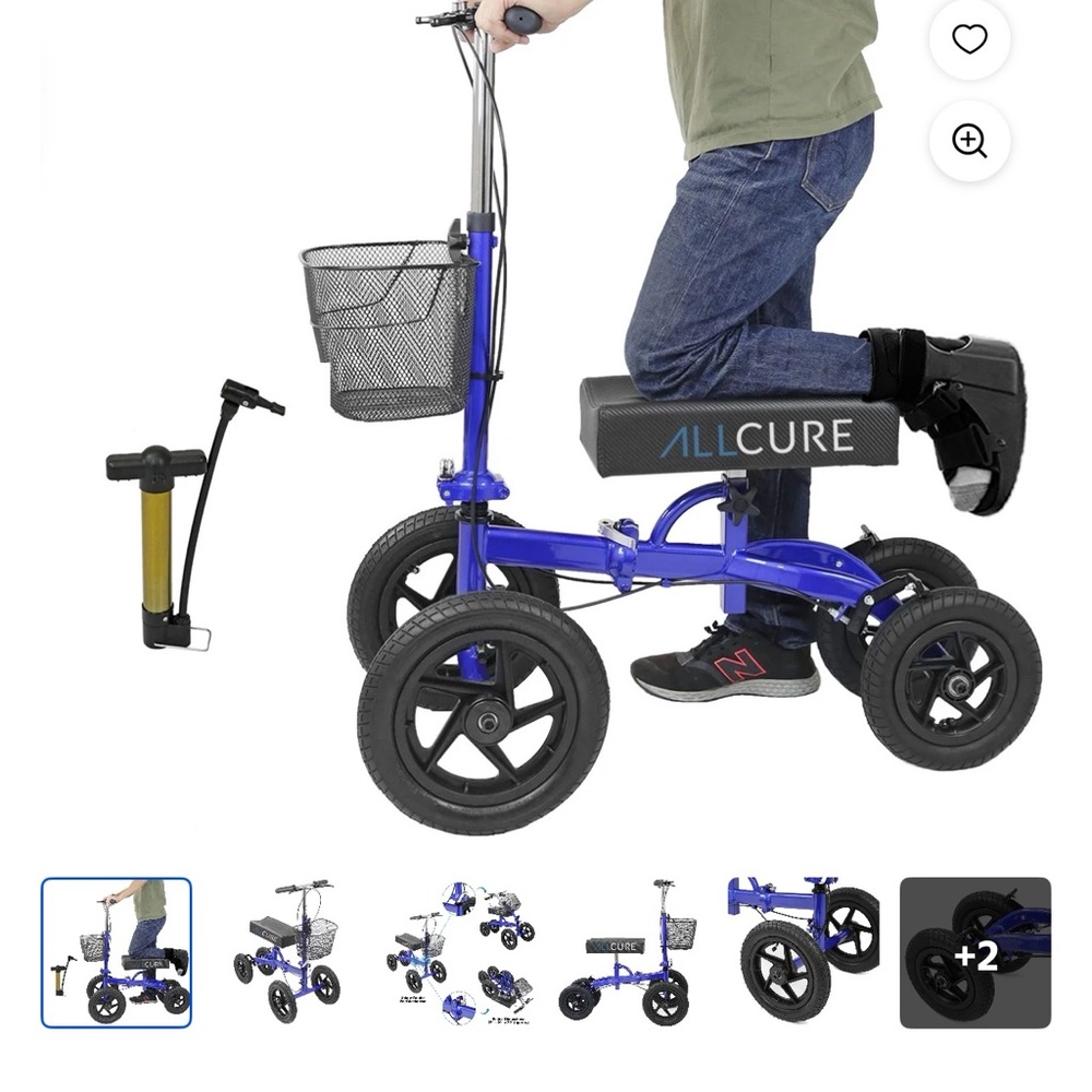 Allure Blue Kids Ride-On Tricycle with Basket